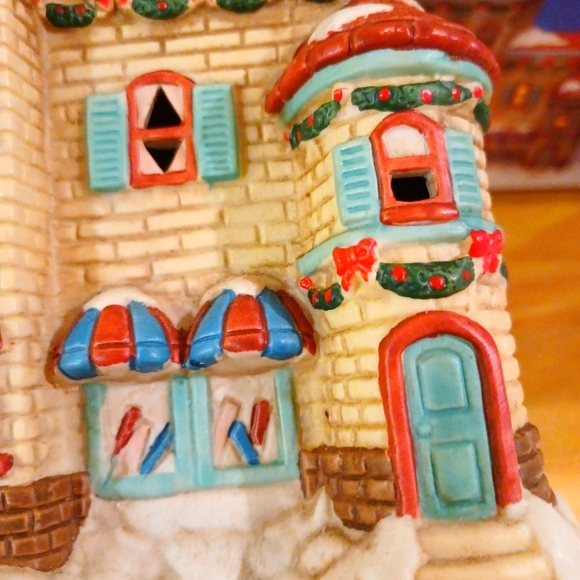 1993 Lighted Village Porcelain House JO-ANN FABRICS 50TH Anniversary Limited Edi - Picture 3 of 11